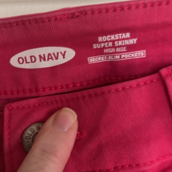 Hot pink Jeans size 14 Old Navy Brand - Picture 2 of 4